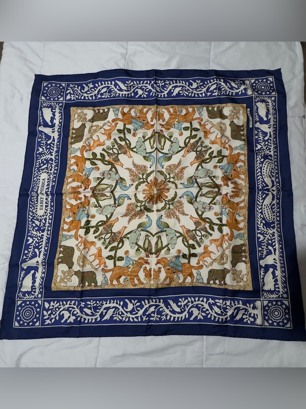 Hermes Early American scarf